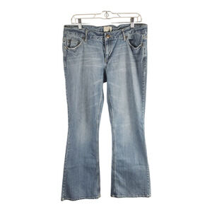 Aeropostale Hailey Flare Denim Jeans Women's Juniors 13/14 Short